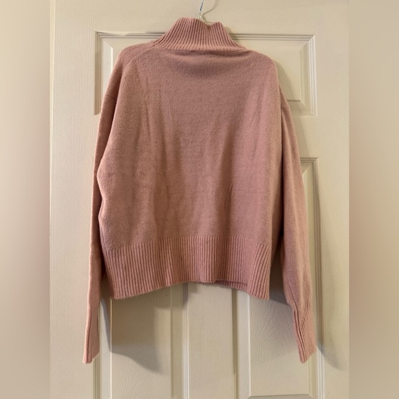 Calvin Klein Jeans Soft Pink Cowl Neck Sweater - Picture 2 of 4